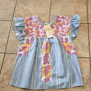 Layerz Mission Embroidered Shirt Size XS And NWT